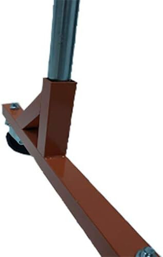 Clothing Garment Rack Z-Truck Rolling Single Rail OSHA Heavy Duty 300 Pounds