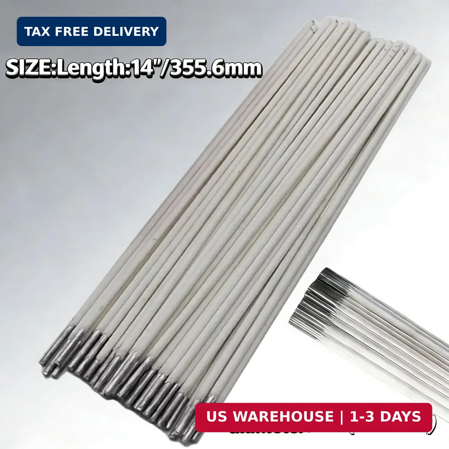 E4043 Aluminum Welding Rods, 1/8″ X 14″ – Stick Electrodes for Aluminum Repair,