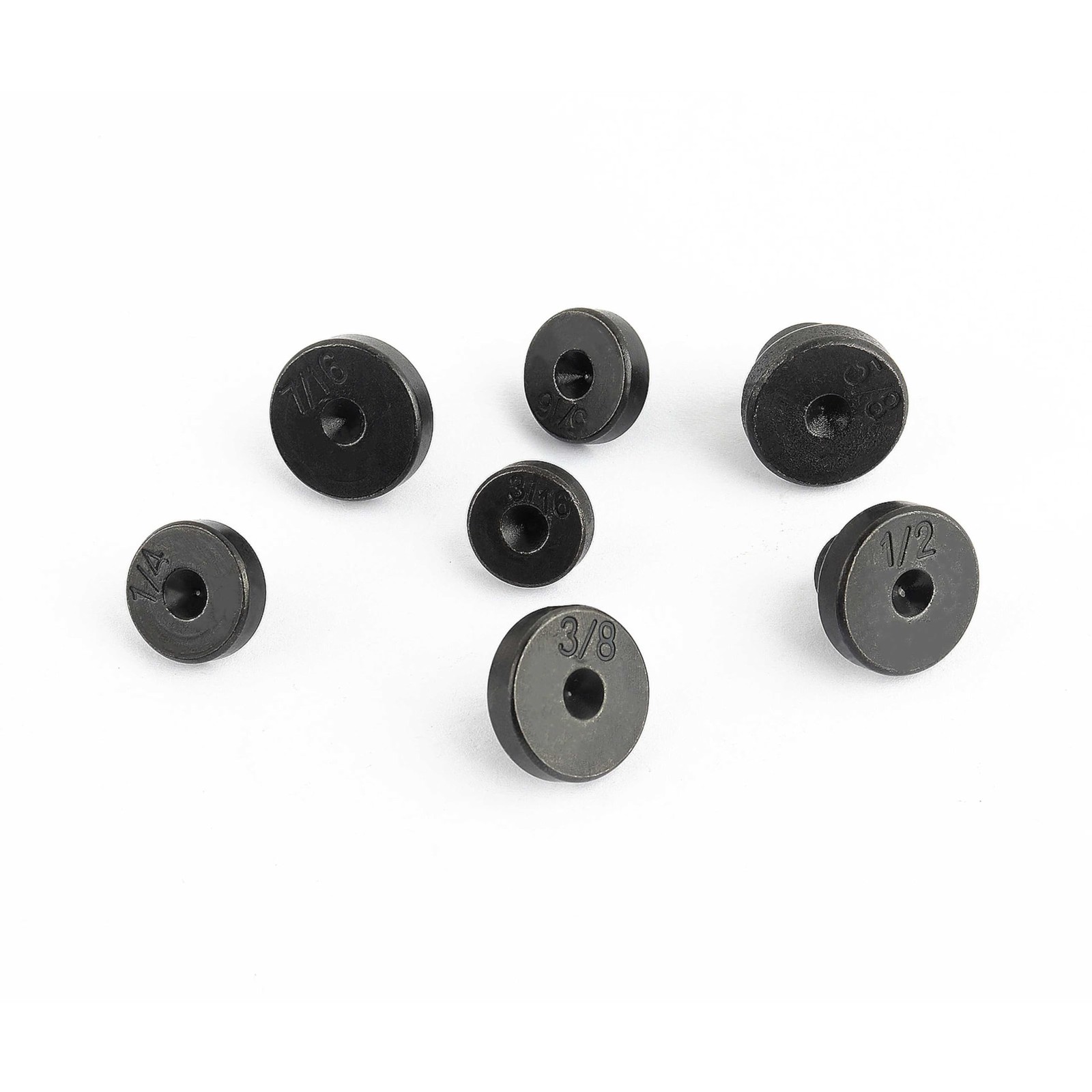 SSNNUU 7PCS Double Flare Tool Adapters Set,Brake 0.74*0.74*0.50 inch, Black