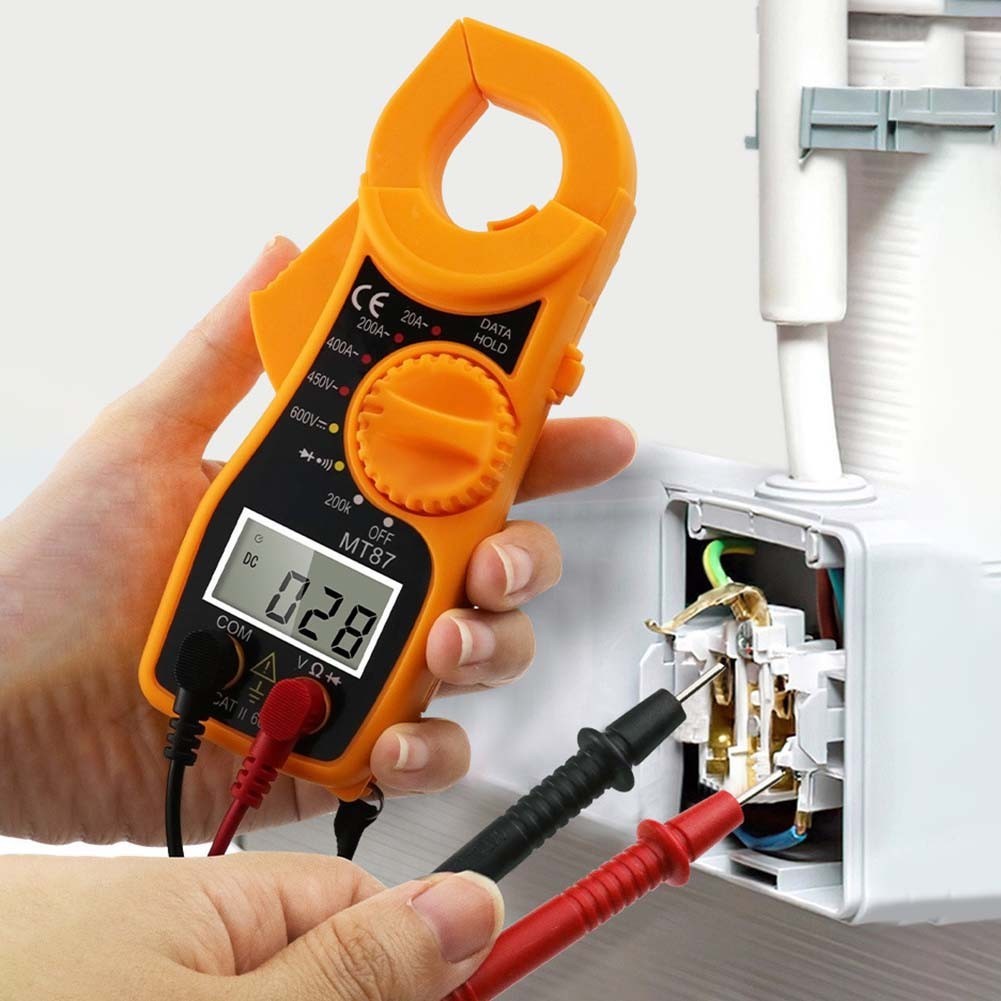Clamp Meter Digital Multimeter Low Battery Indicator Overload Indication