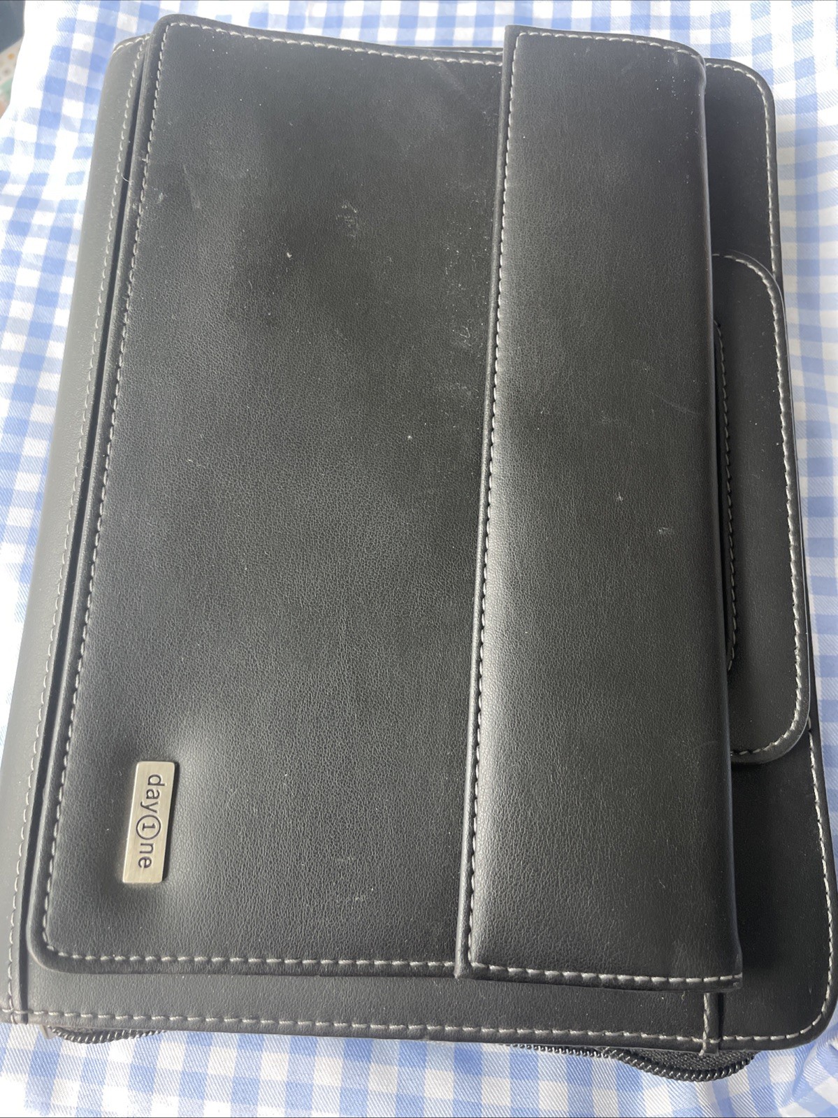 Notebook Organizer Multiple Pockets With Handle NWOT Back By Franklin Dovay