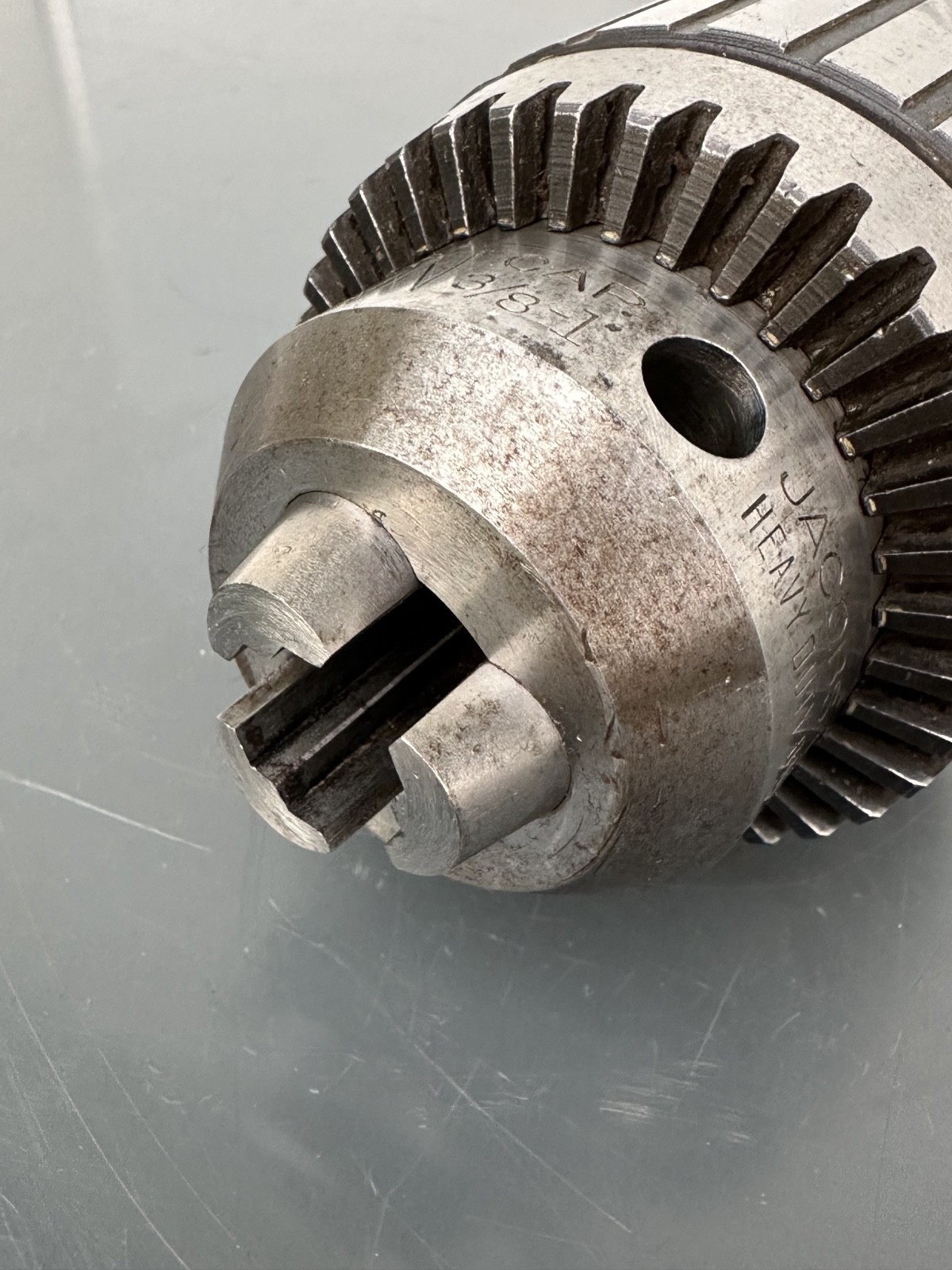 Jacobs 20N HD Ball Bearing Super Chuck 3/8-1″ Cap w/ MT3 Arbor