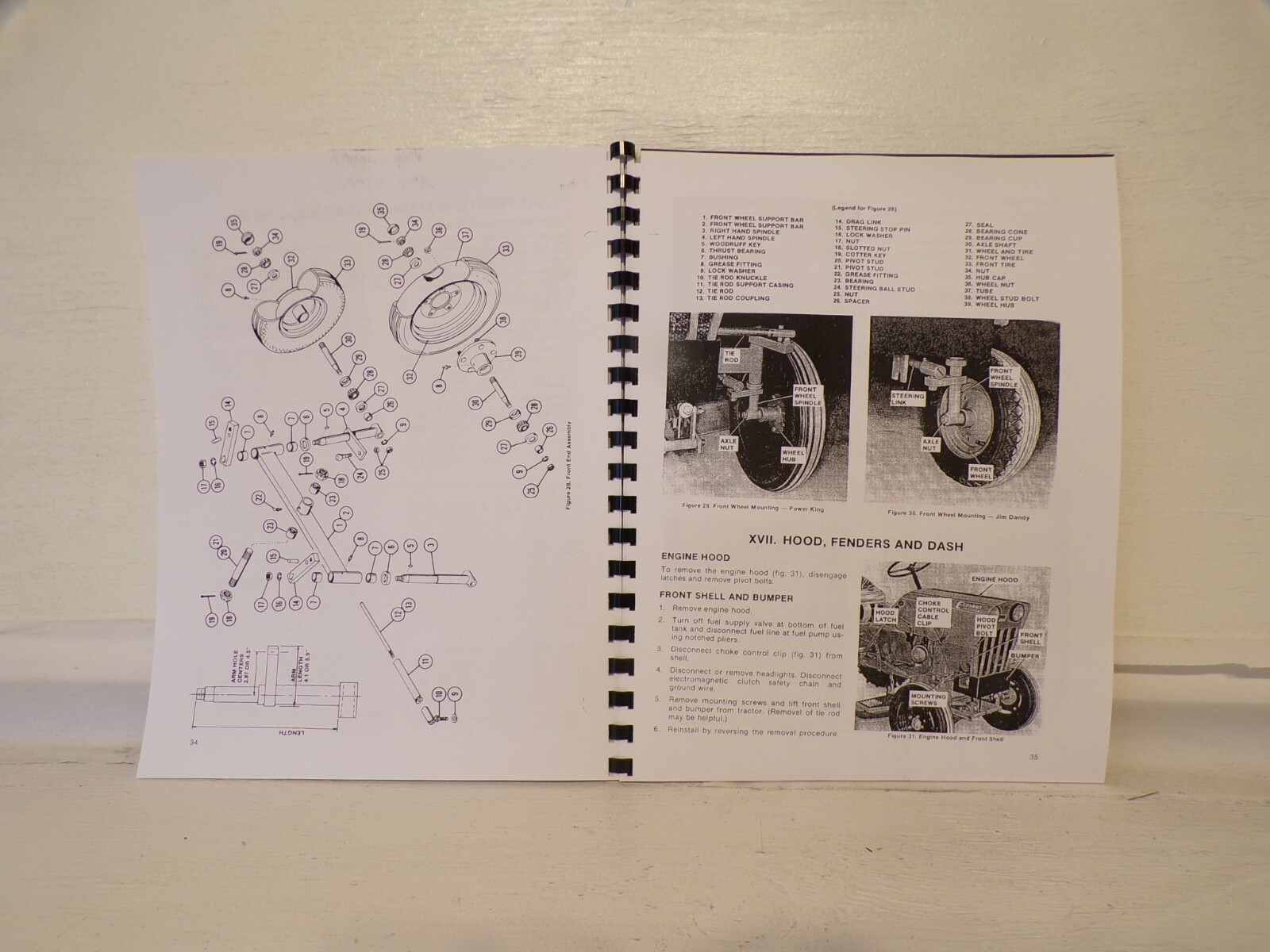 Power King Economy Tractor Dealer Service Manual Covers Power King & Jim Dandy