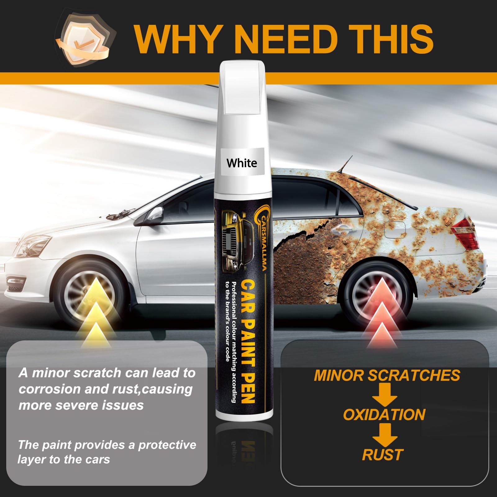 Ford Ruby Red Metallic Touch Up Paint Pen for Auto Chip Repair