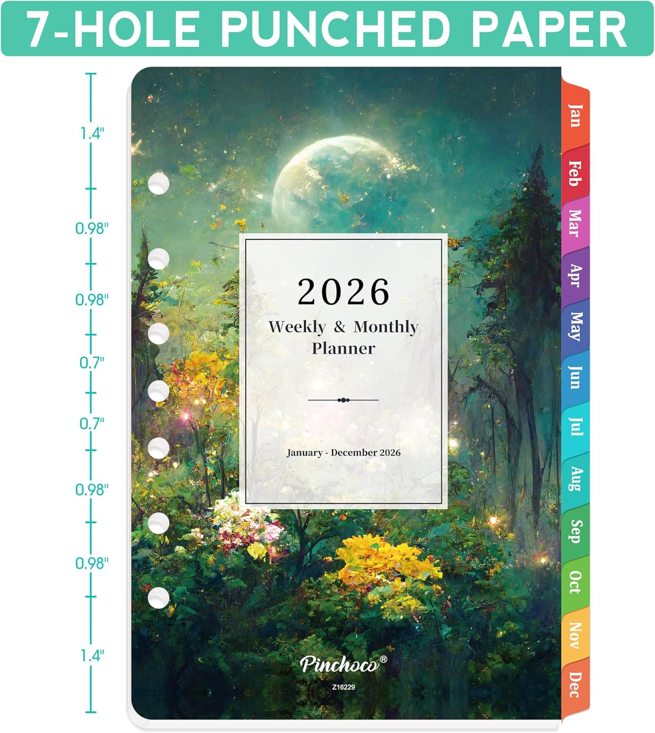 2026 Planner Refills – Planner Refills 2026, JAN 2026 – DEC 2026, 5-1/2″ x 8-1/2