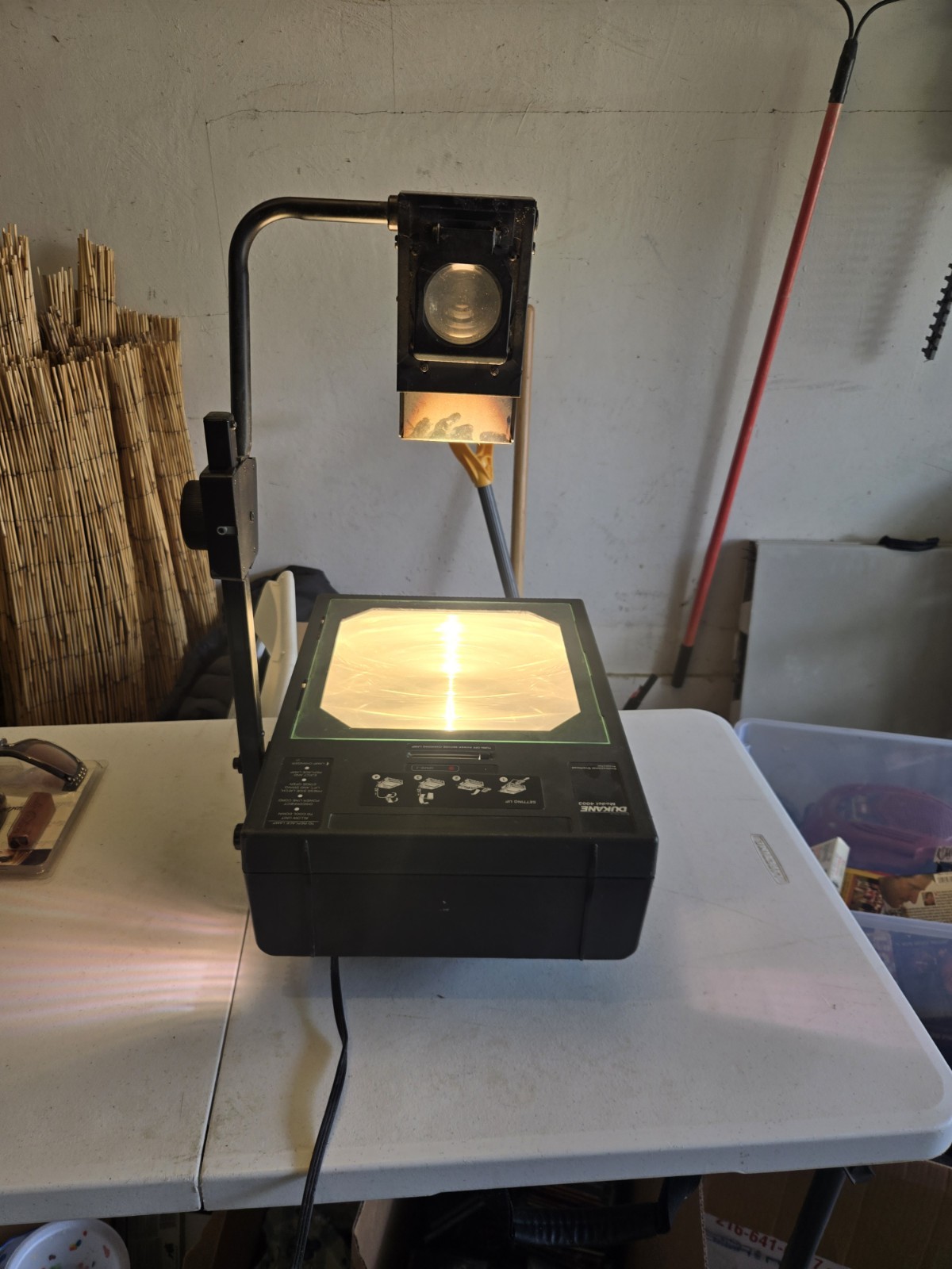 Dukane 4003 Professional Overhead Projector 28A4003 Tested Working Portable