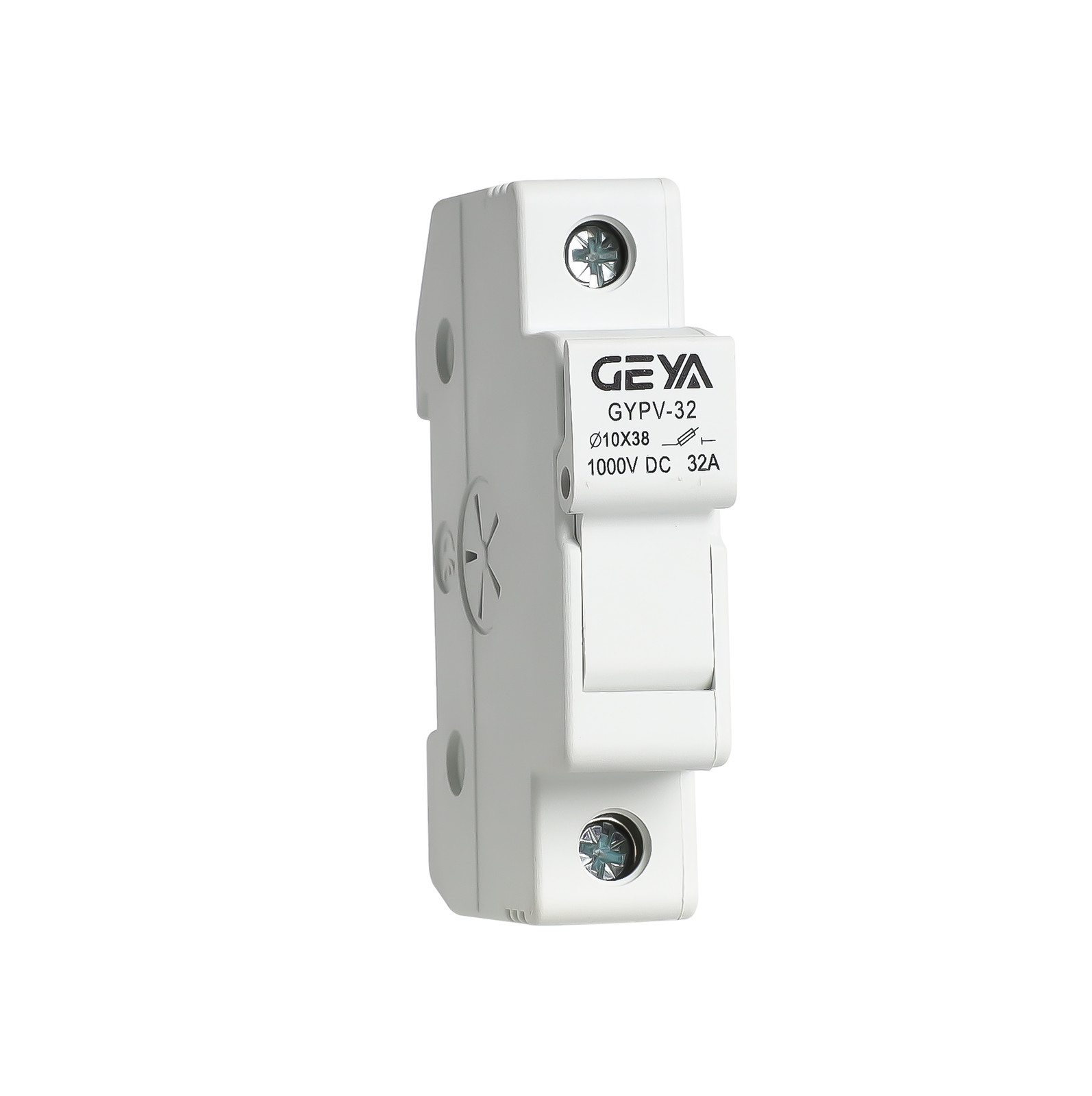 GEYA Solar PV 1/2Pole Fuse & Holder DC Protection 2-30Amp 10*38mm 20kA 1000VDC