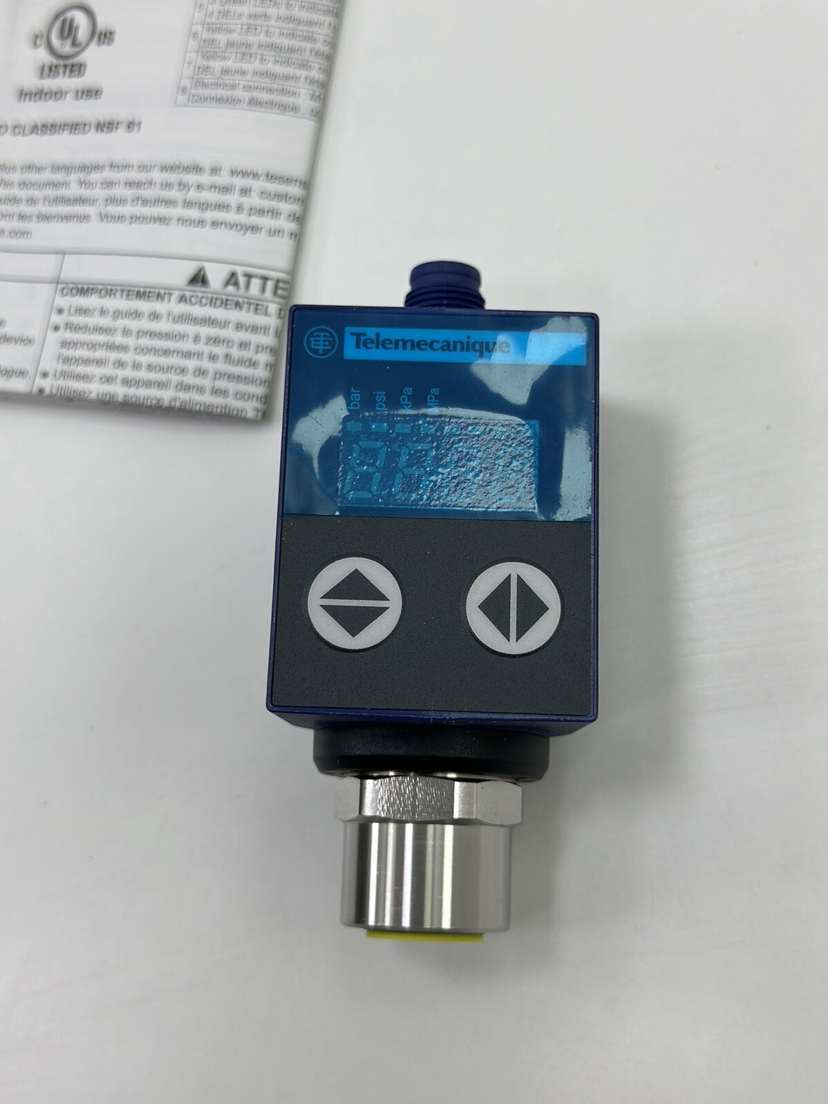 TELEMECANIQUE XMLR025G0T25 PRESSURE SENSOR 0 TO 25 BAR / 4..20mA