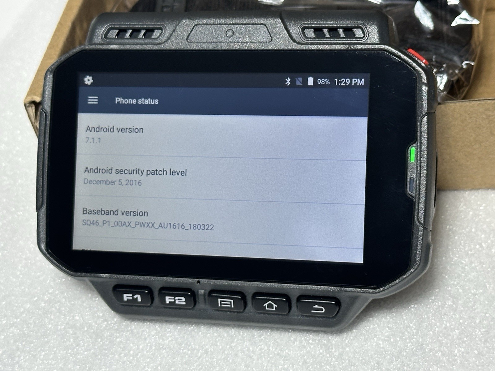 Unitech WD100-0AWRUMSG Wearable mobile computer scanner ANDROID 7.1 – FREE SHIP
