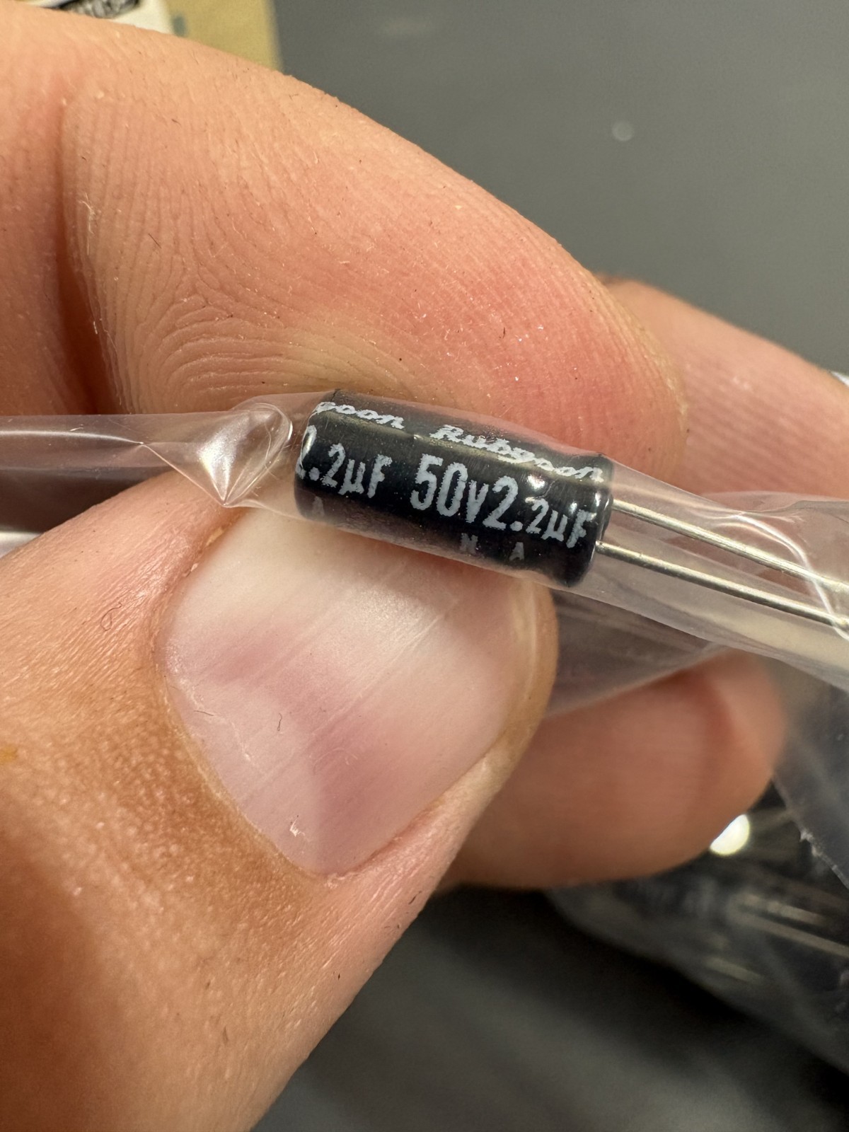 200pcs Rubycon 2.2uF 50V Radial Electrolytic Capacitors 85°C Japan High Quality