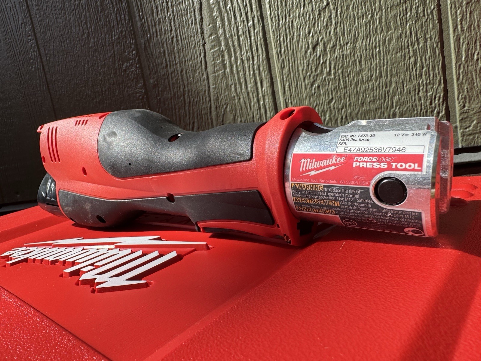 Milwaukee 2473-22 M12 Force Logic Press Tool With Streamline ACR Press Jaw Kit
