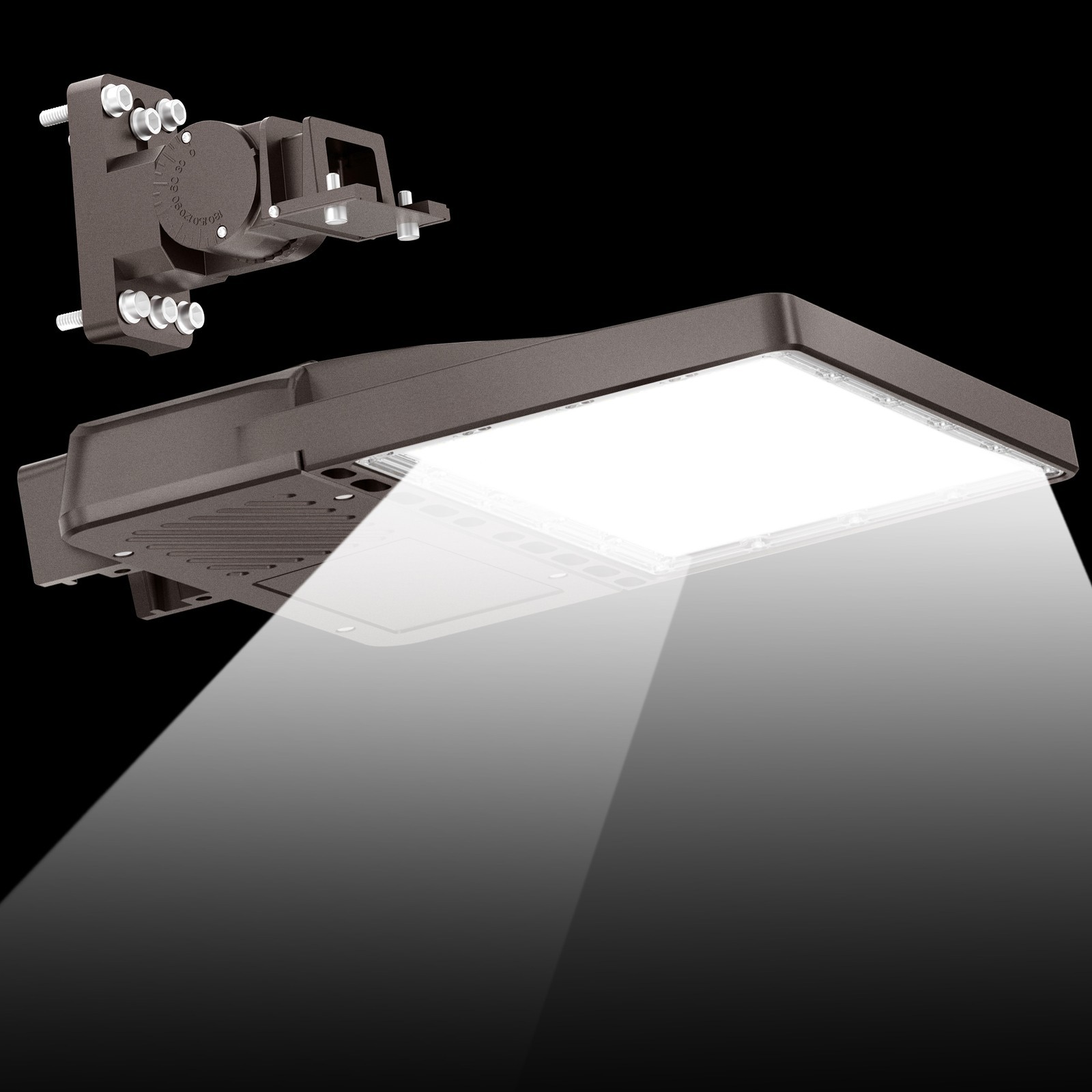 150W LED Area Stadium Light Parking Lot Shoebox Dusk to Dawn Flood Wall Lighting