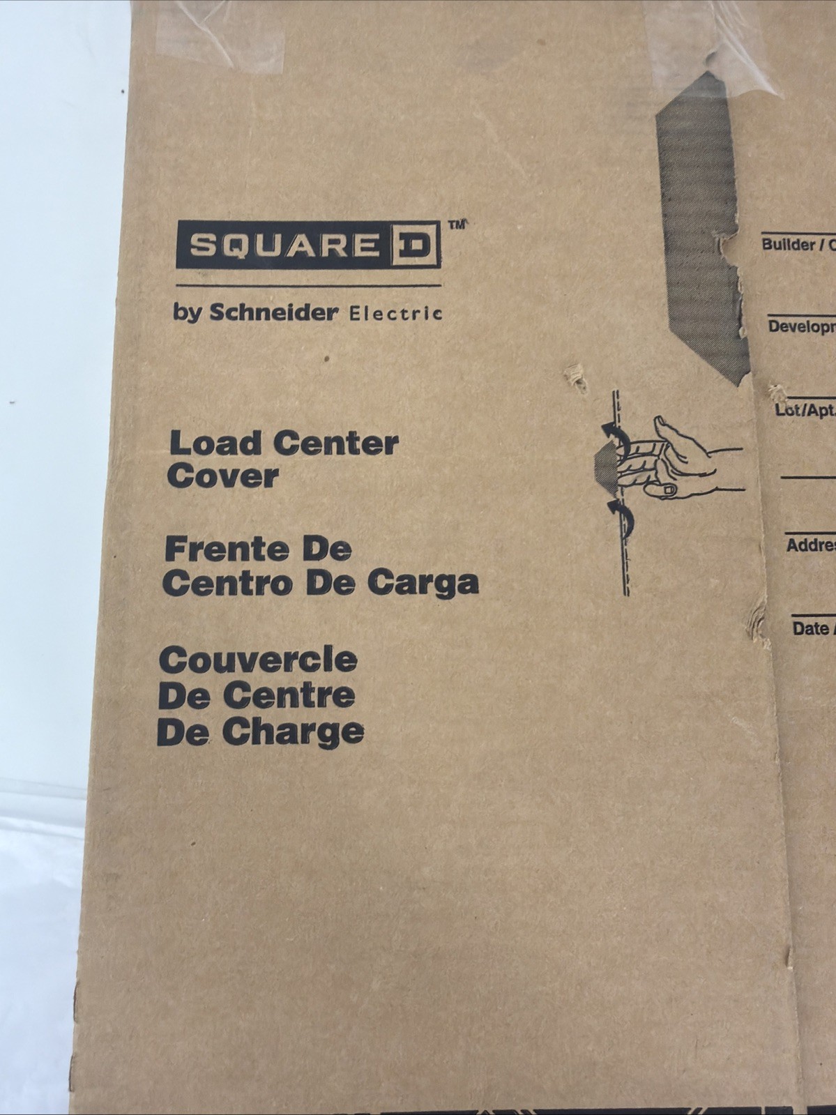 Square D QOC342MQF Load Center Cover Assembly, Flush-Fit, 14.25in W x 39.37in L
