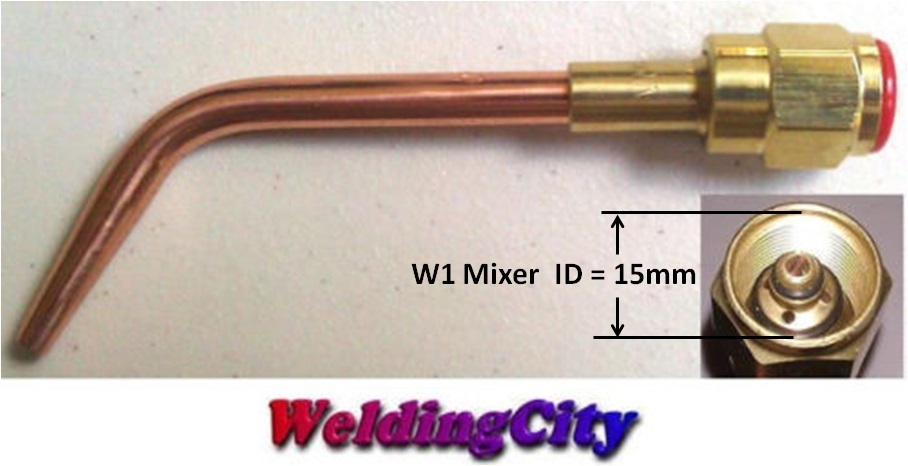 WeldingCity® Acetylene Welding Nozzle Heating Tip 1-W-1 #1 Victor 100 Torch USA