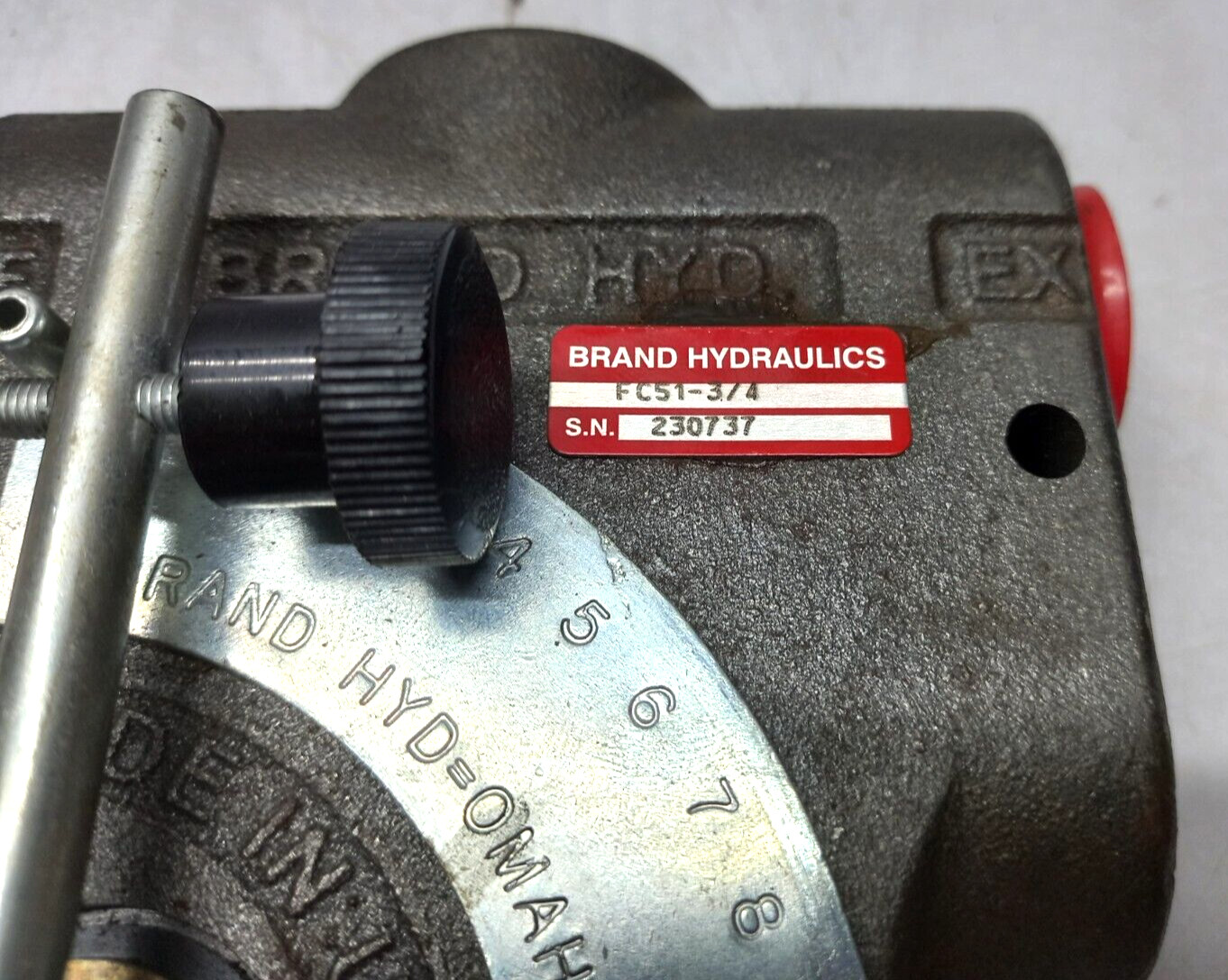 Brand Hydraulics FC51-374 Flow Control Valve 230737