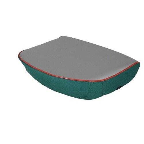 Seat Cushion – Vinyl Gray with Red Trim fits Massey Ferguson 40 30 135 50 35