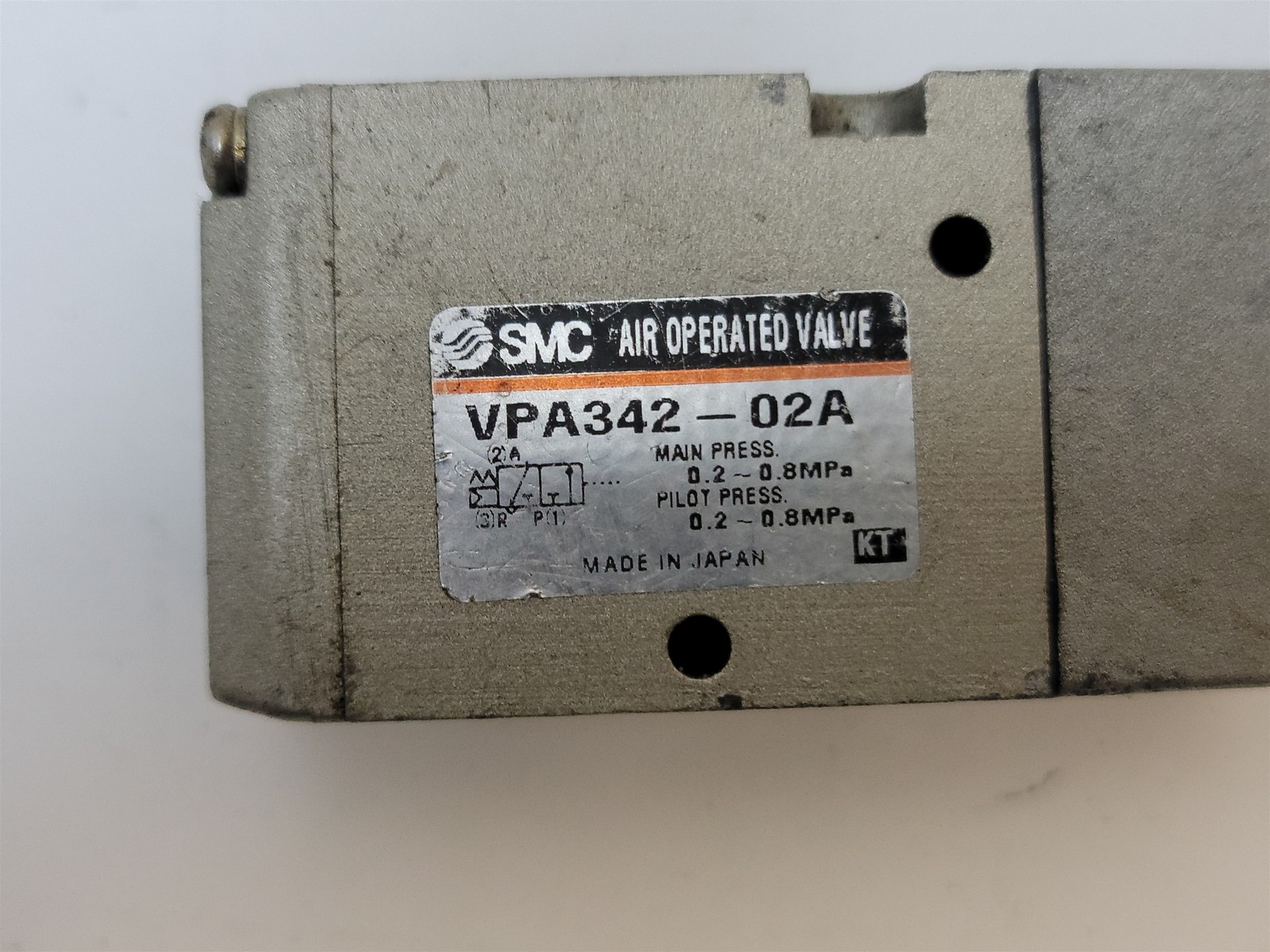 SMC VPA342-02A Air Operated Valve , Main Pressure 0.2-0.8 MPa