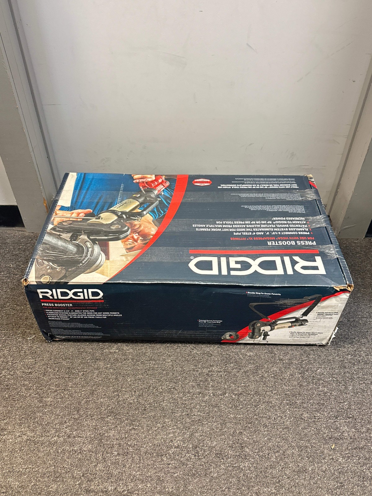 Ridgid 60638 2-1/2″ to 4″ Megapress XL Jaw Kit with Press Booster and Carrying C