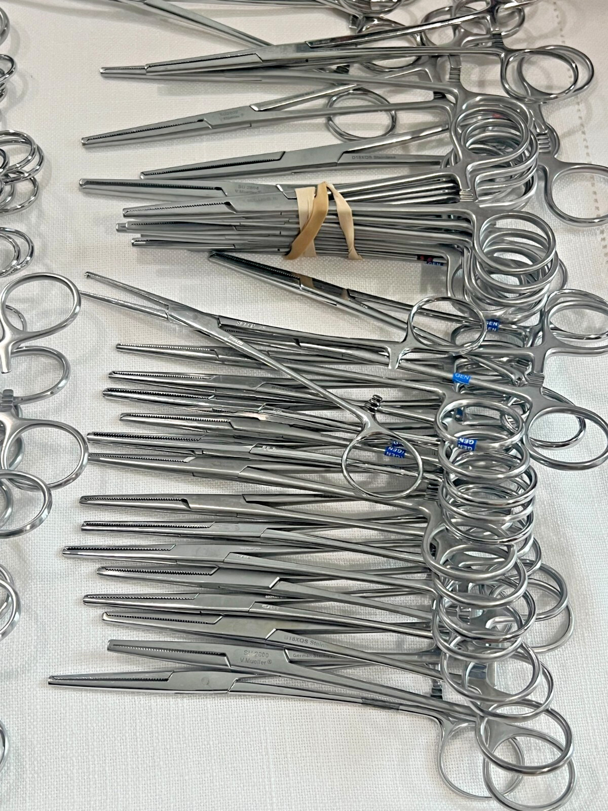 Assorted Lot of 108 Various Brand & Size Of OR Medical Surgical Instruments, S.S