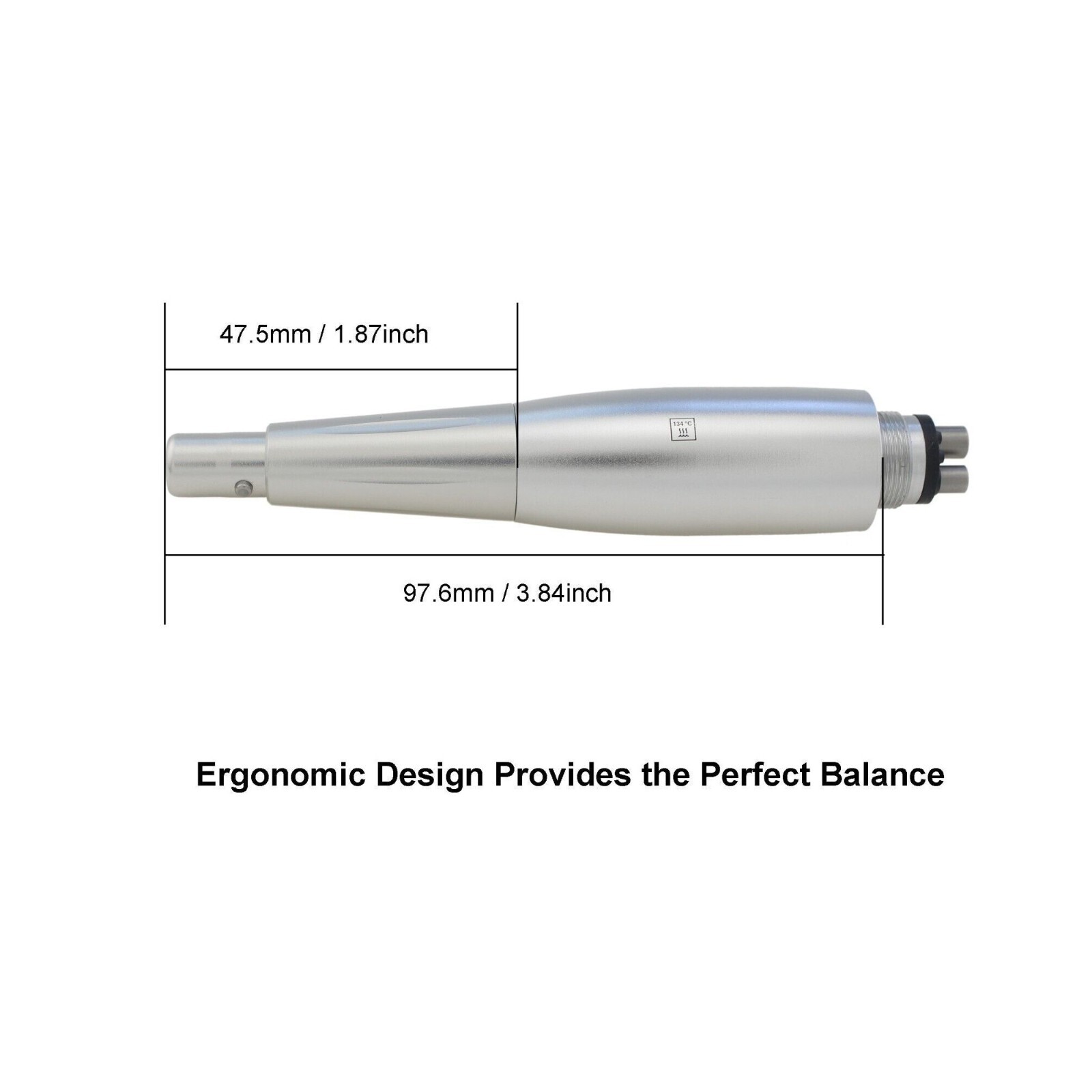 Dental Prophy Hygiene Handpiece 1:1 4:1 Straight Air Motor 4 Hole 360° Swivel