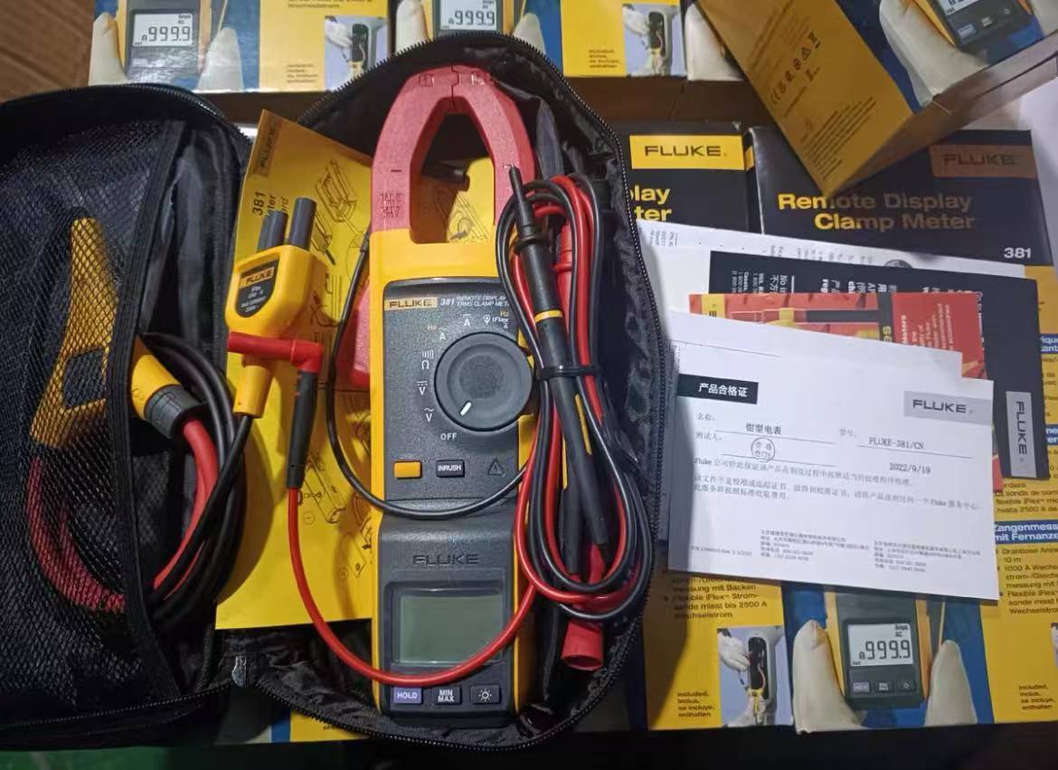 1 pc Fluke 381 Remote Display True-RMS AC-DC Clamp Meter with iFlex NEW-