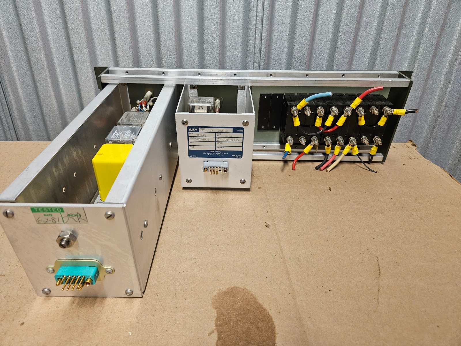 Airco Temescal Turret Source Selector + Shutter Control Module – BDJ-1800 E-Beam