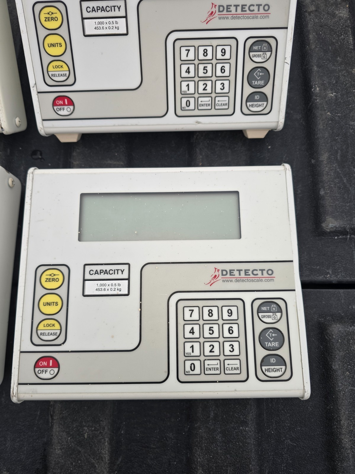6x Detecto CR1000D Wheelchair Scale 1000lb Medical Platform Scale + Parts Unit