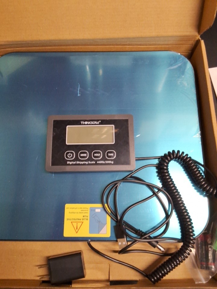 Shipping Scale 440lb/1oz Digital Postal Postage Large Backlit LCD Hold Tare