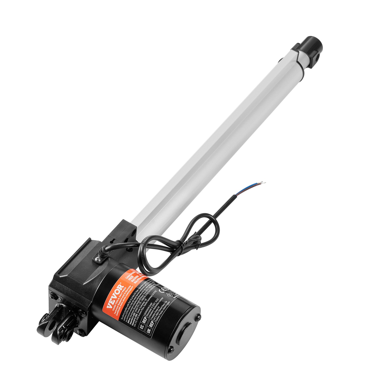 VEVOR Linear Actuator 12V 14In Heavy Duty 1320lbs/6000N 0.19″/s IP44 Protection