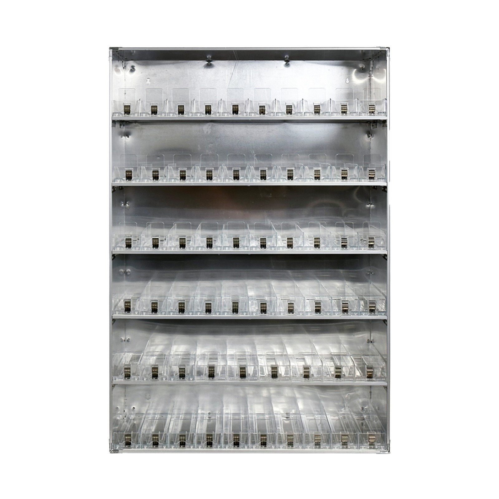 24″ W 600 Pack Cigarette Tobacco Display Rack, Transparent Shelf