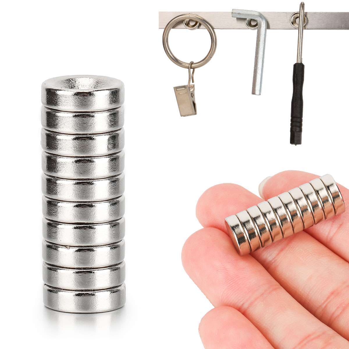 10-100Pcs Strong Countersunk Ring Magnets 10*3mm 4mm Hole Rare Earth Neodymium