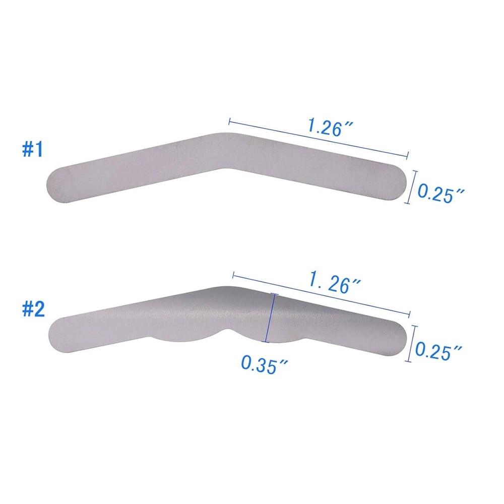 288 Dental Matrix Bands, Number 1 .0015 Inch 0.04mm Regular Tofflemire Type