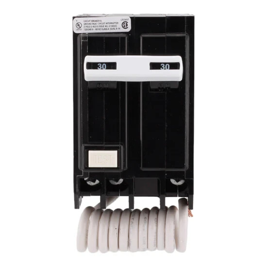 NEW Eaton GFTCB230 Circuit Breaker Ground Fault 2 Pole 30A GFCI