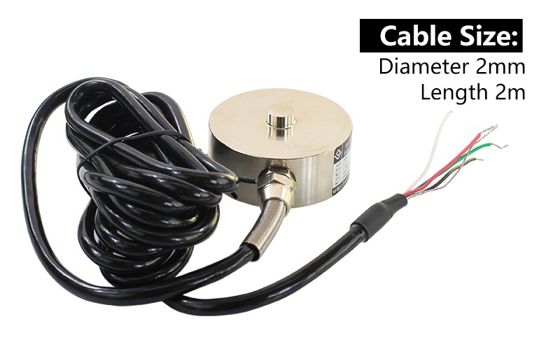 DAYSENSOR Micro Capsule Load Cell,Alloy Steel IP66 Compression Force Sensor