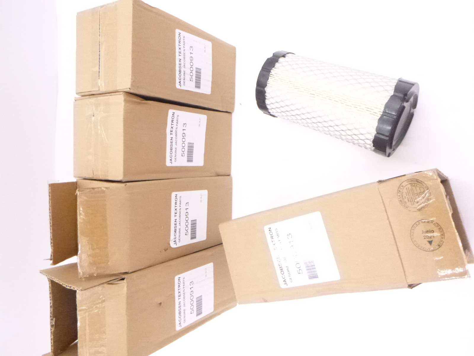5 Pack Jacobsen Textron 5000913 Air Filter K&N E4552 For Heavy Equipment