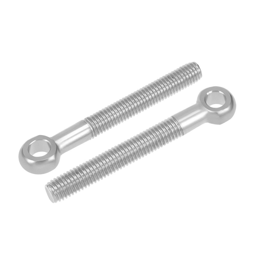 M10 x 80mm Machinery Shoulder Swing Lifting Eye Bolt Metric Thread 2pcs