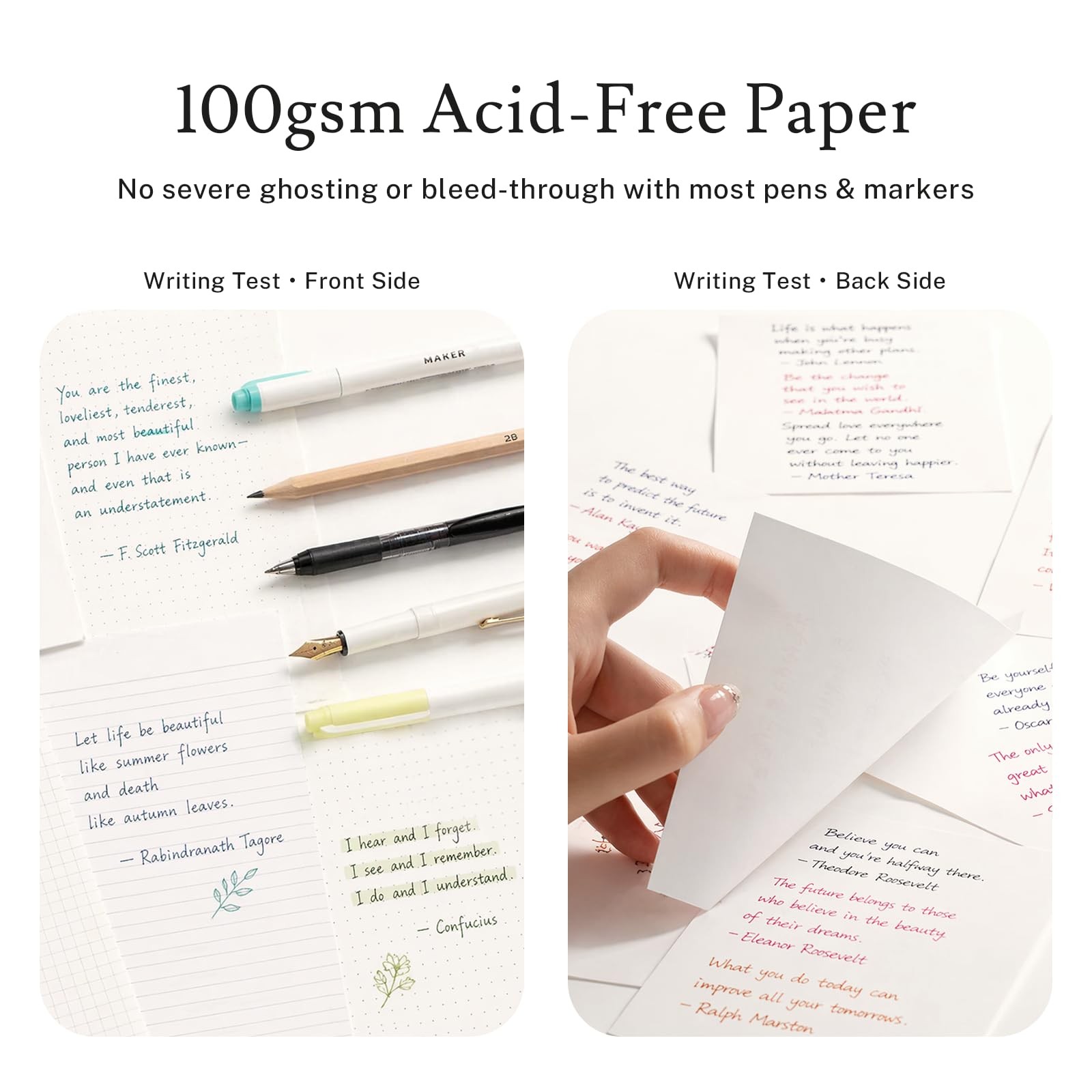 PAGELYST Journal Notebook A5 Lined Classic Color 4 Pack