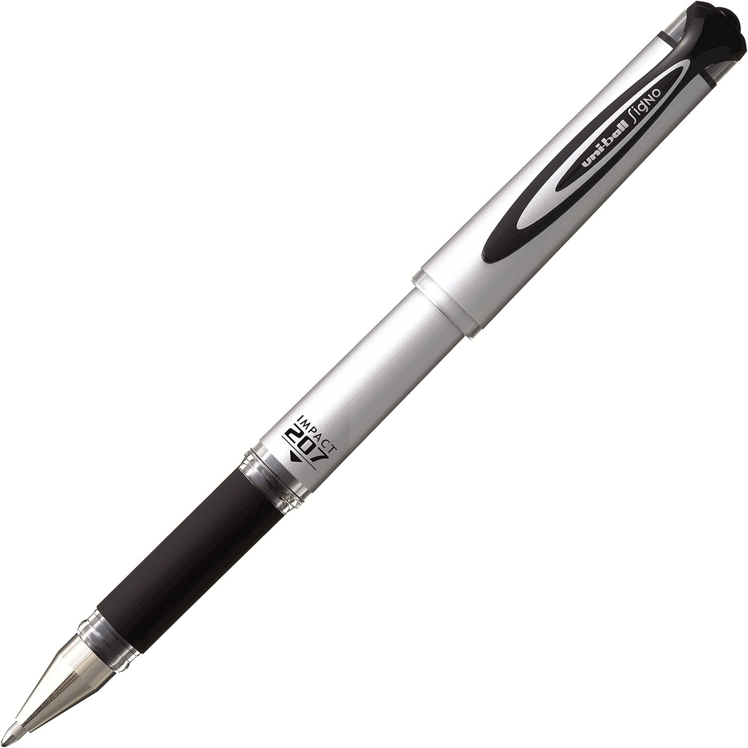 Uniball Signo 207 Impact Stick Gel Pen, 12 Black Pens, 1.0Mm Bold Point Gel Pens