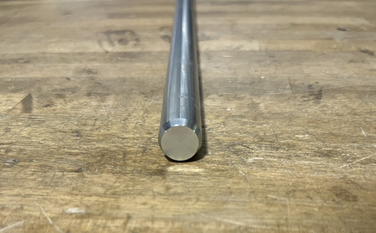410 Stainless Steel Rod, 1/2″ Diameter x 1 Foot Length beveled edges