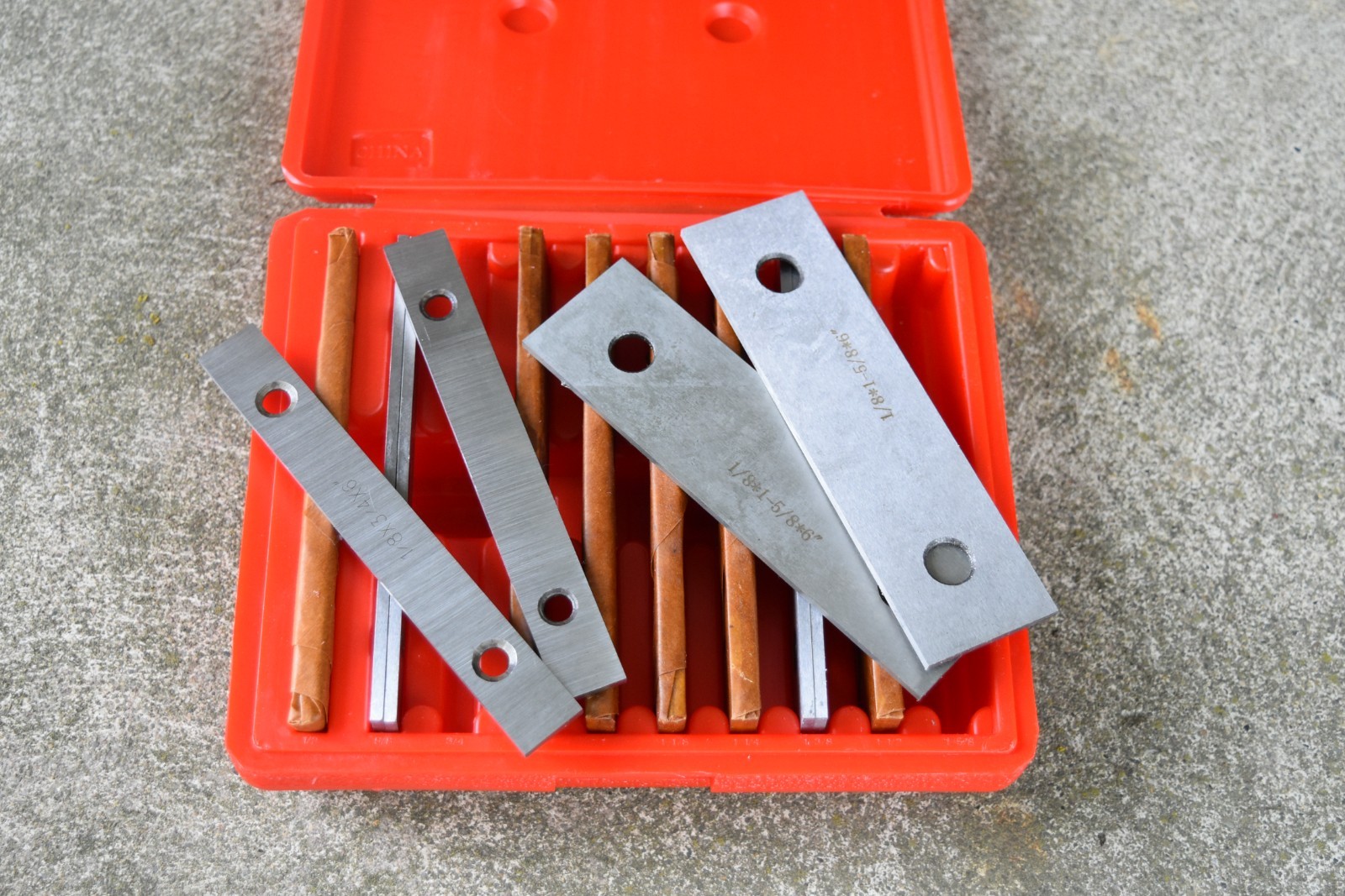 MSC 637-70320 Piece 6 Inch Long x 1/8 Inch Thick Alloy Steel Thin Parallel Set