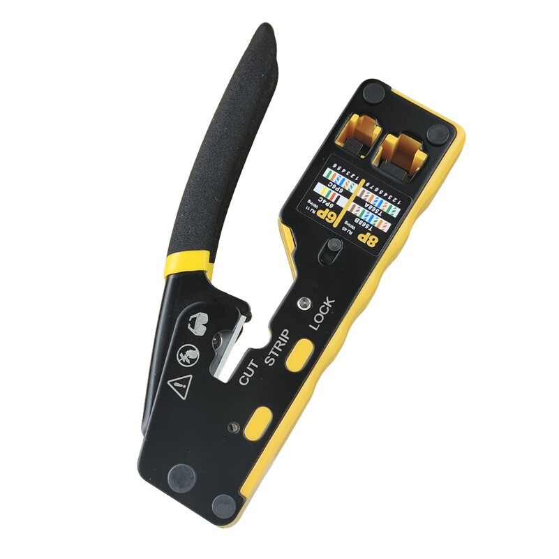 Syston Modular Plug Crimper Kit for Cat5 Cat6 RJ45 RJ11 RJ12 Network Connectors
