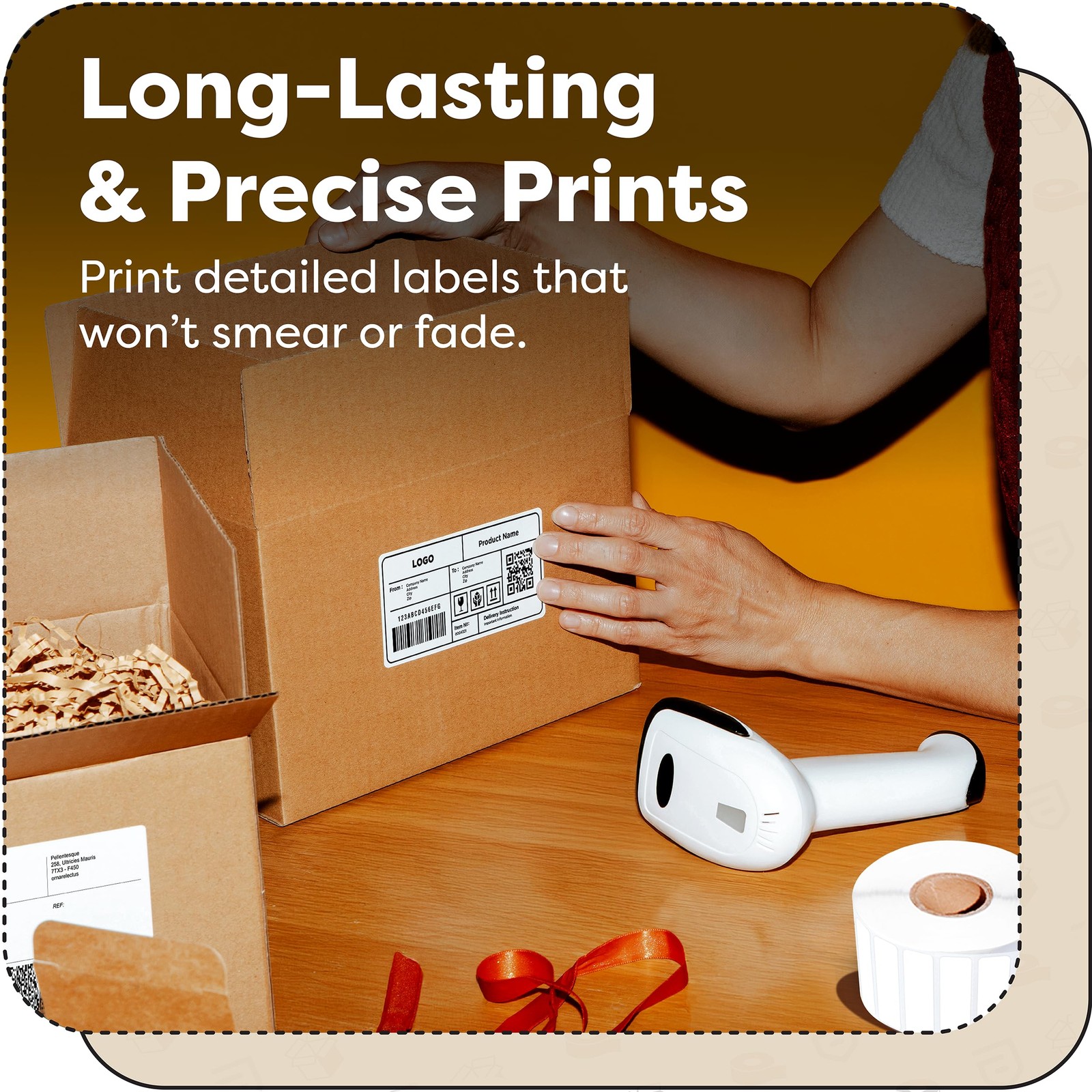 2″ x 1″ Direct Thermal Labels for UPC, Address, Rollo, Zebra Printers (12 Rolls)