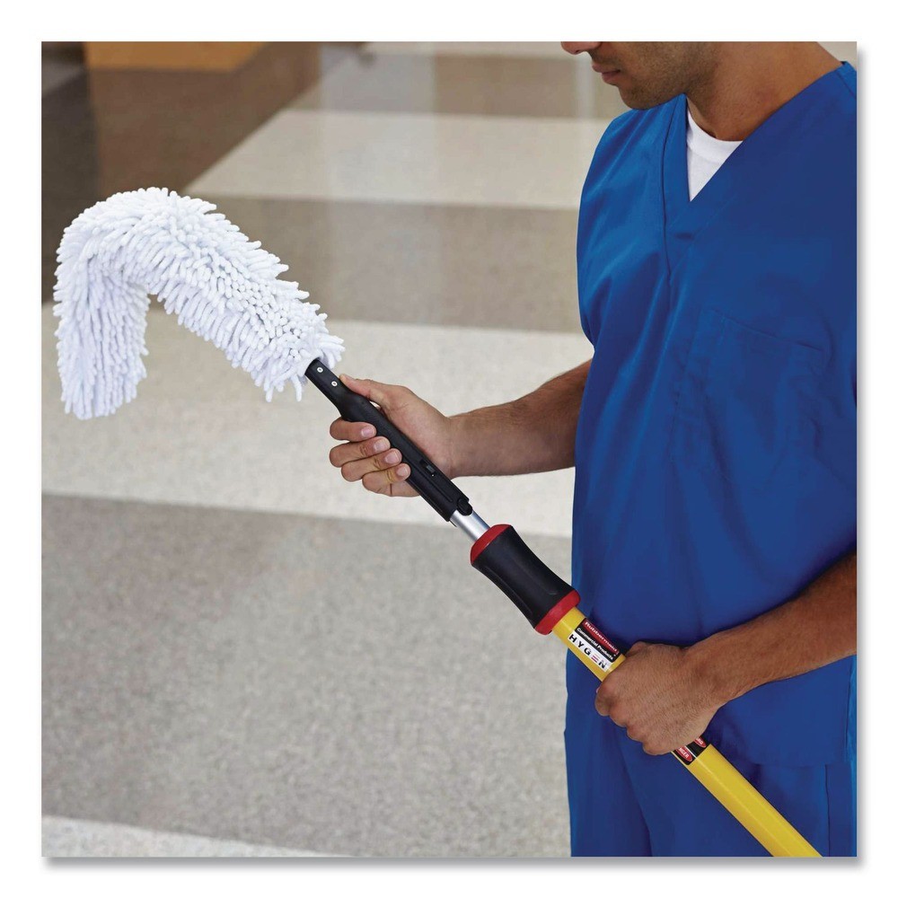 Rubbermaid Commercial HYGEN Q852WHI 28.38 in. Quick-Connect Dusting Wand New