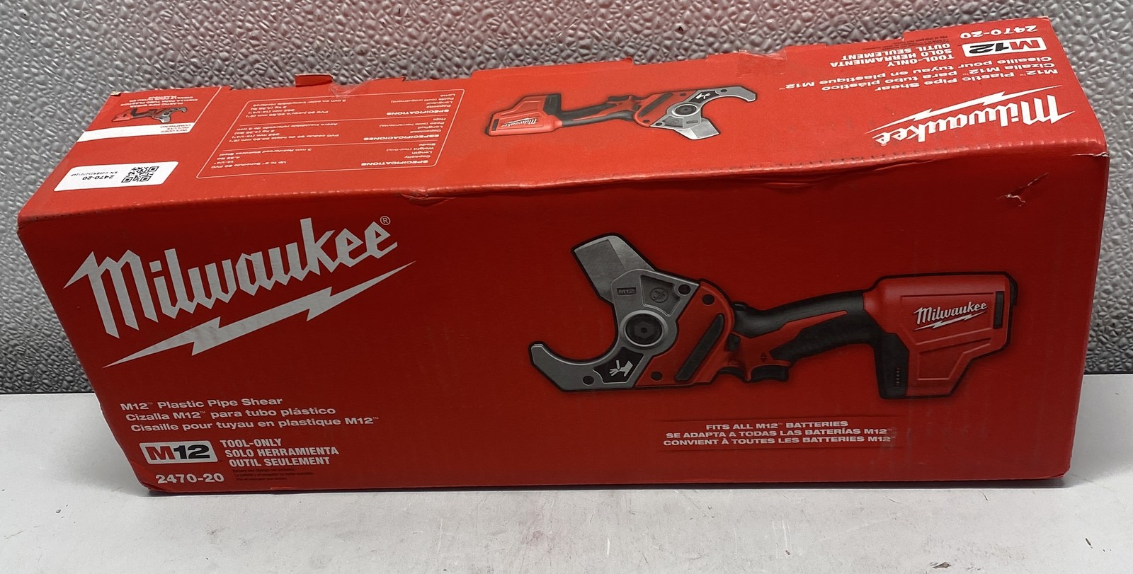 Milwaukee M12 Cordless PVC Pipe Shear Tool-Only 2470-20