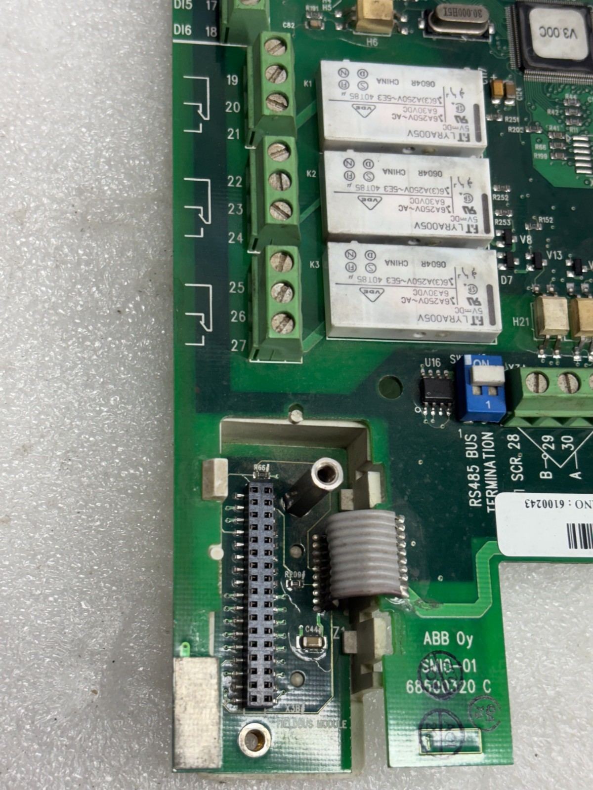 ABB SMIO-01C CONTROL BOARD