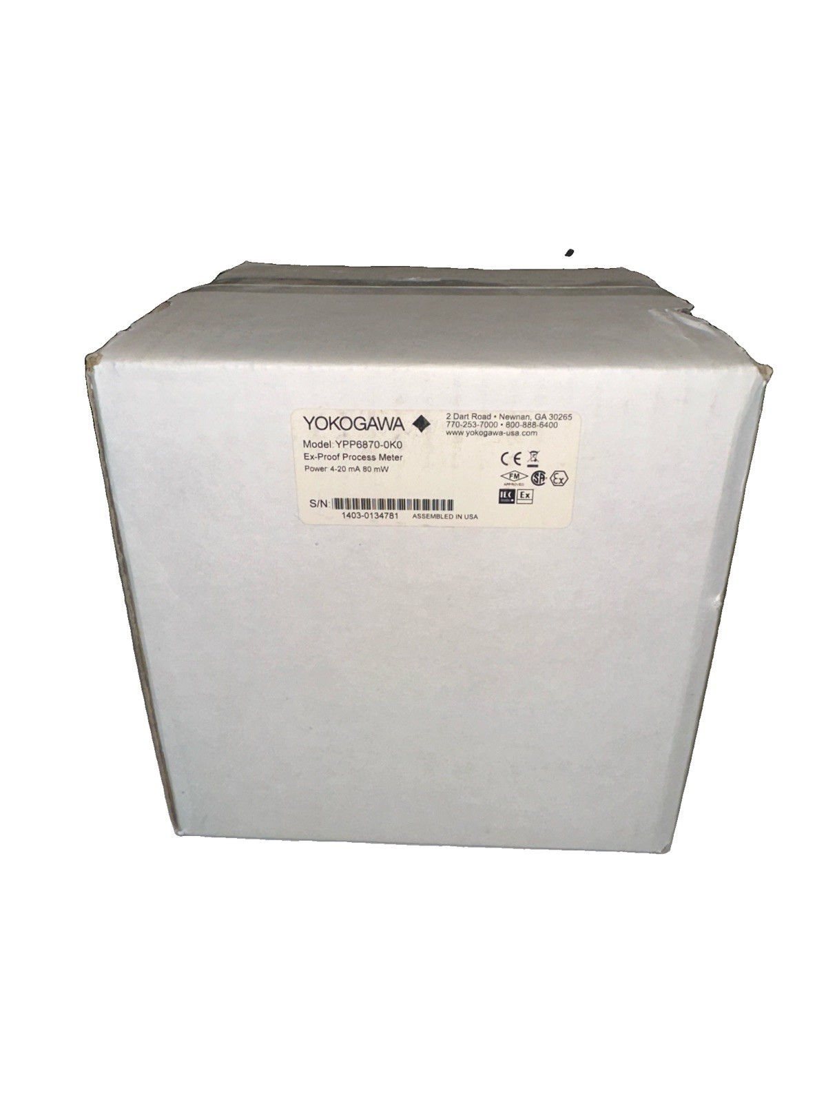 Yokogawa YPP6870-0K0 Ex-Proof Process Panel Meters
