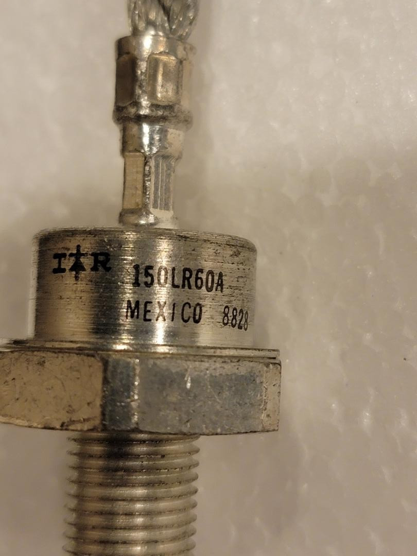 International Rectifier 150LR60A Stud Mount Power Diode 150A 600V Reverse