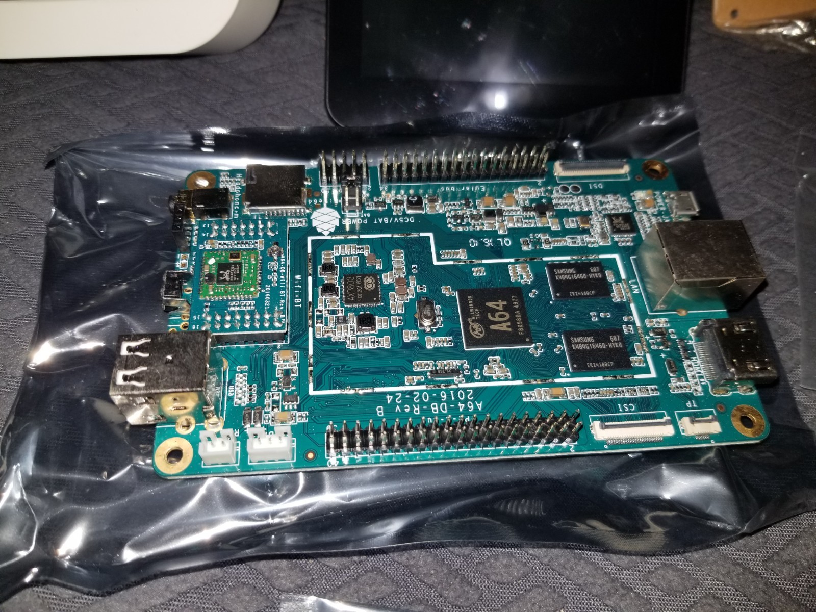 Pine64 PA64-1GB ARM Single Board Computer Development Board lot+Case+7″ Screen