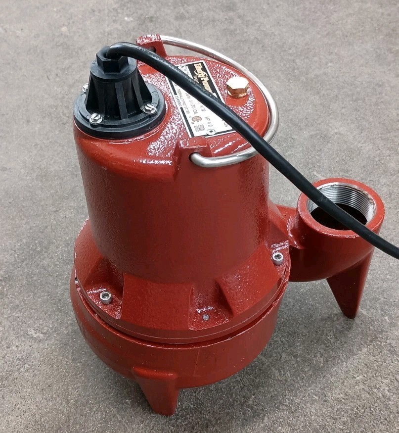 Liberty Submersible Sewage Pump Model (LE51M) 115V 1/2hp USA