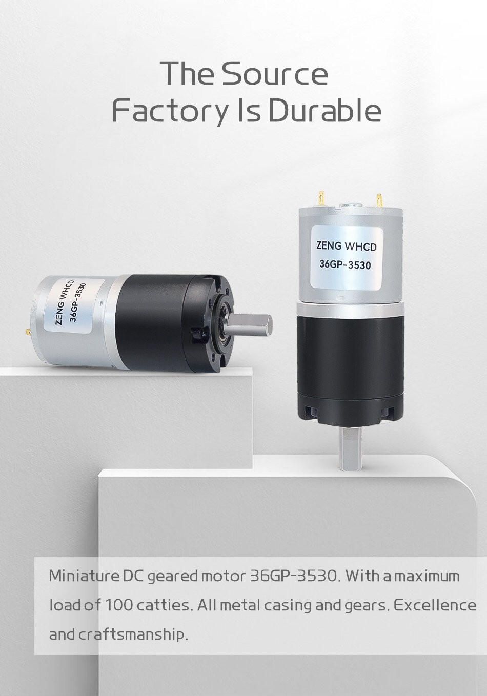 Planetary Reduction Brushed Motor DC12V24V High Torque 36GP-3530 With Controller
